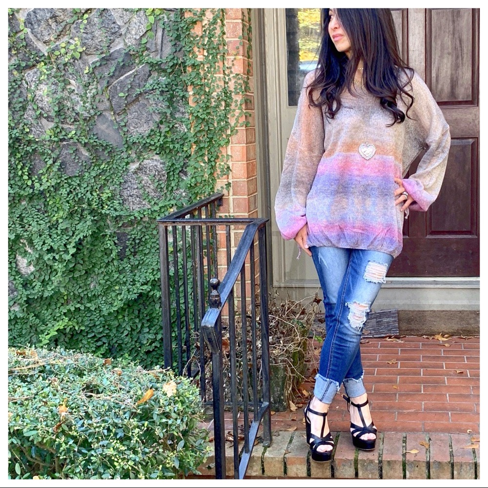 ✨LAST ONE✨PARIS✨Color gorgeous loose fit sweater - Picture 2 of 8